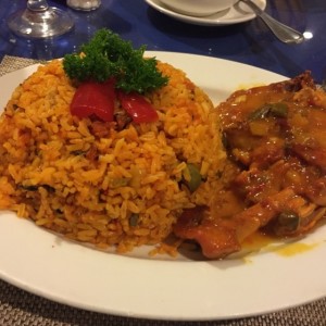 menu ejecutivo...arroz y pollo