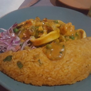 TACU TACU DE MARISCOS