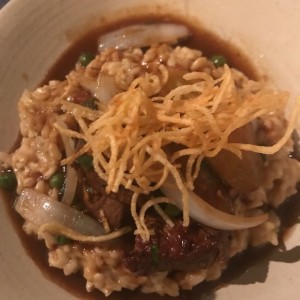 Risotto de lomo saltado