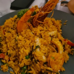 Platos Fuertes - Arroz con Mariscos