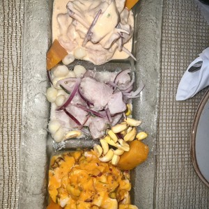 Trio de ceviches 