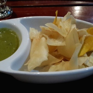 Chips con Salsa de Aji peruano Fabulosa