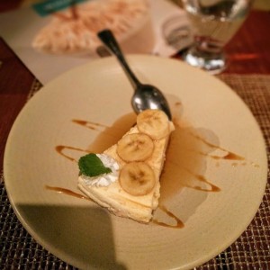 Banana cheesecake