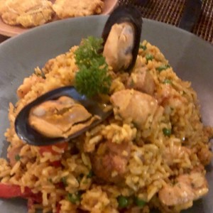 Paella de mariscoa