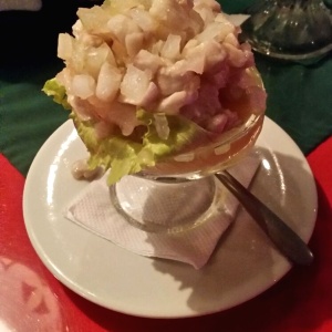 Ceviche de corvina