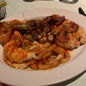 Parrillada de mariscos 