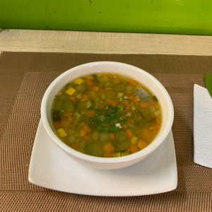 Sopa vegetales 