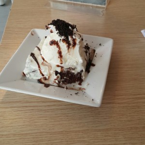chocolate blanco y helado