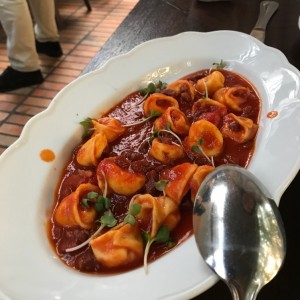 raviolis de tomate confitado!