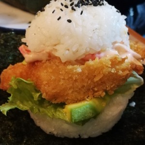 Sushi Burger de Langostinos