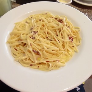 spaghetti Carbonara.