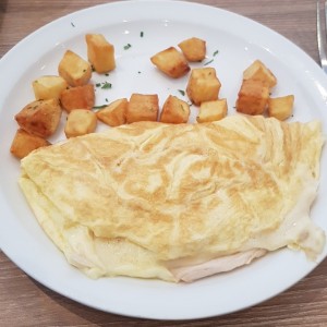 omelette de pavo