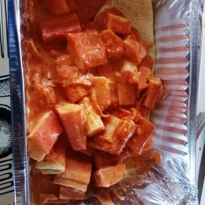 Palmitos de cangrejo en salsa de la casa (domicilio)