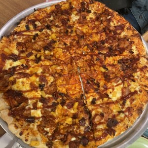 Pizza cerdo bbq