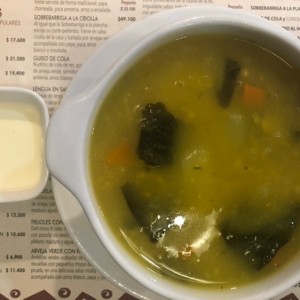 Sopa de ajiaco 