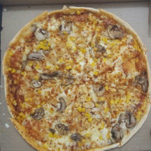 Pizza pollo bbq