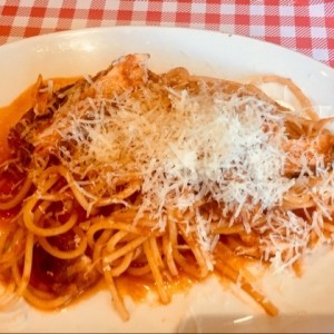 Spaguetti menú niños 