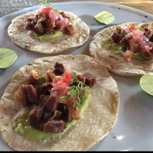 Tacos - chicharon crujiente