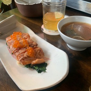 salmon udon