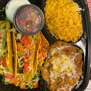 Trio Tacos Plate