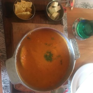 sopa de tomate (entrada) 