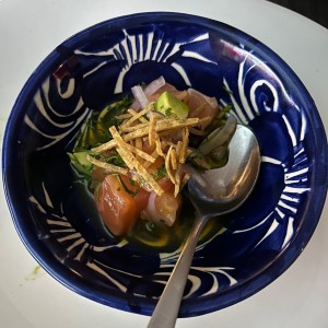 Ceviche de salmón 