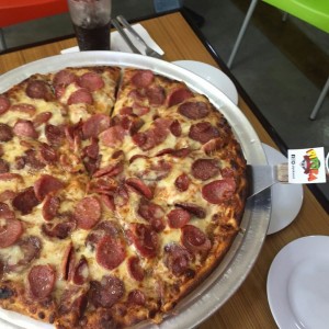 pizza mix de salchicha 