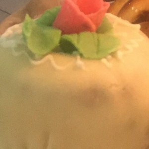 Mini torta de mazapan 