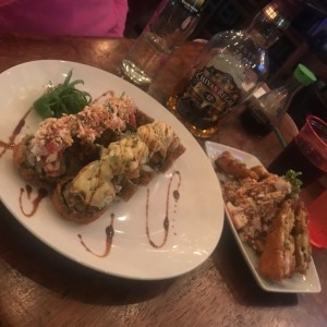 Sushi Tempurizado + Ensalada Neptuno