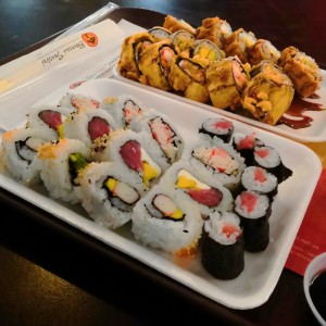Sushi mixto y sushi mixto tempurizado