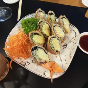 Sushi con cangrejo (entrada)