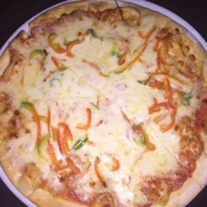 Pizza Margarita con Pimientos