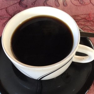 cafecito negro, sencillo y sabroso