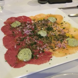 Carpaccio Mixto (lomito y salmon) 