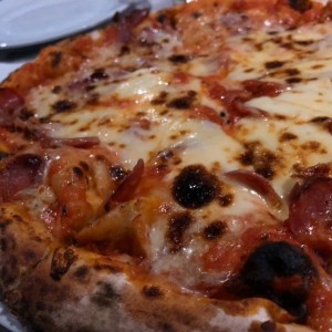 Pizza con pepperoni