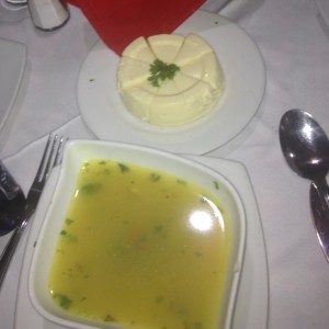sopa de pescado y queso telita