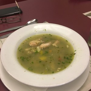 Sopa de Pollo menu ejecutivo