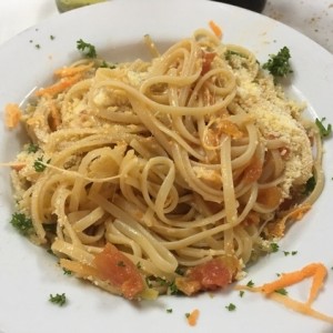 Linguini Fileto con Mozzarella