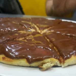 POSTRES - Pizza de Chocolate