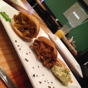 Trio de arepitas rellenas