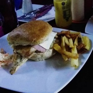 hamburguesa de pollo