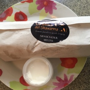 Shawarma Mixto, excelente..!