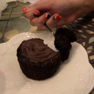 Volcan de chocolate