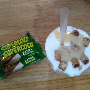 cocada mediana coco pirulin y barras de coco con chocolate