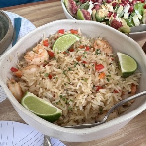 Arroz con langostinos