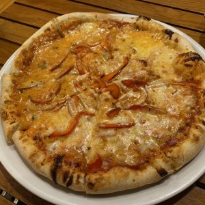 Pizza Margarita con Pimentón 