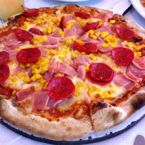 Pizza a la Romana.