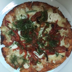 pizza de tomates secos