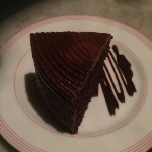 Torta de chocolat estilo Americana