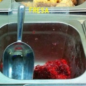 Base para helado de fresa